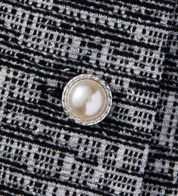 GeeRA（ジーラ）の「【２点セット】ニットツイードジレベストセットアップスーツ（パンツスーツ）」｜詳細画像