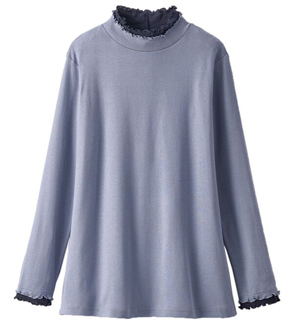 BELLUNA（ベルーナ）の「重ね着風フリル衿プルオーバー（カットソー）」｜詳細画像