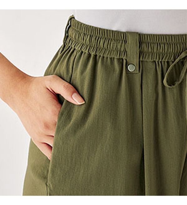 BELLUNA（ベルーナ）の「サラリ快適！ビンテージ調ワイドパンツ（ワイドパンツ・ガウチョ）」｜詳細画像