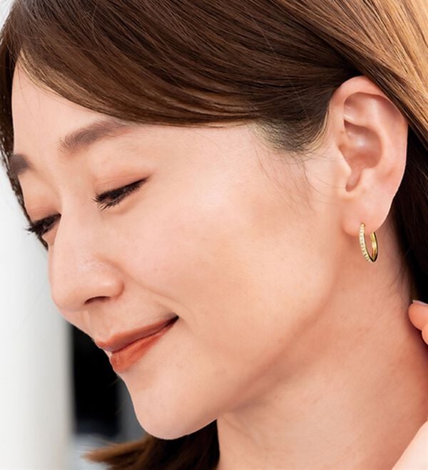 ルフラン（ルフラン）の「１８金ポストピアス（イヤリング・ピアス）」｜詳細画像