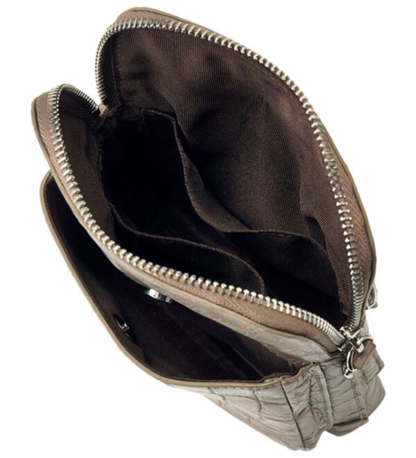 新品タグ付　ロダニア 2way ショルダーバッグ　クロコダイル ブラック RODANIA - 超美品 ロダニア ショルダーバッグ クロコダイル 03