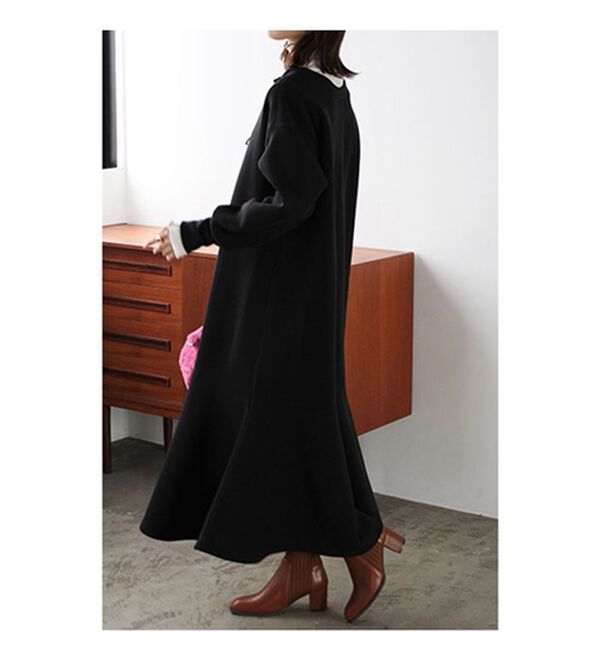 前後2WAYマーメイド裏起毛ワンピース - ベルーナ【公式】