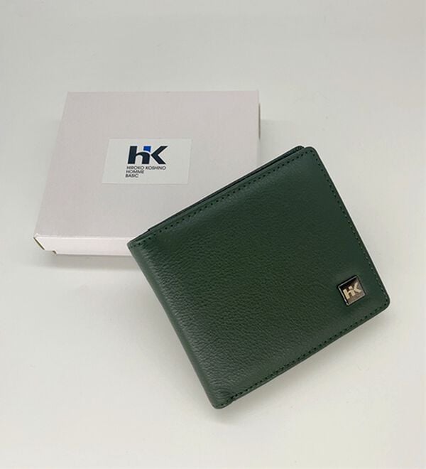 「＜ヒロココシノ・オム・ベーシック＞ソフトレザー折財布（メンズ財布・パスケース）」｜詳細画像