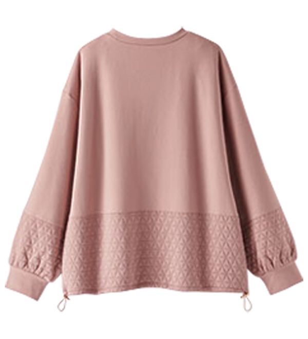 BELLUNA（ベルーナ）の「キルト切替スピンドル使いプルオーバー（カットソー）」｜詳細画像