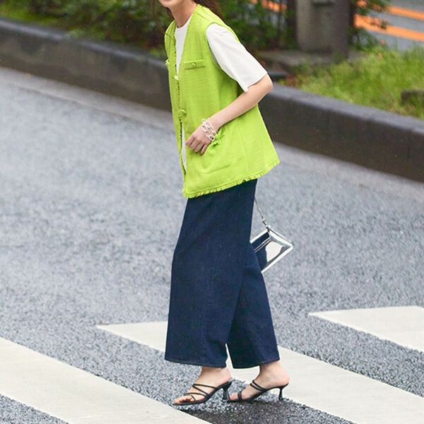 RANAN（ラナン）の「サマーツイードロングベスト（ベスト）」｜詳細画像