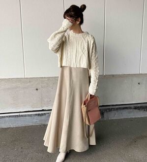 GeeRA（ジーラ）の「【インスタグラマーOCHIEさんコラボ】ノースリーブフレアーワンピース（ジャンパースカート）」｜詳細画像