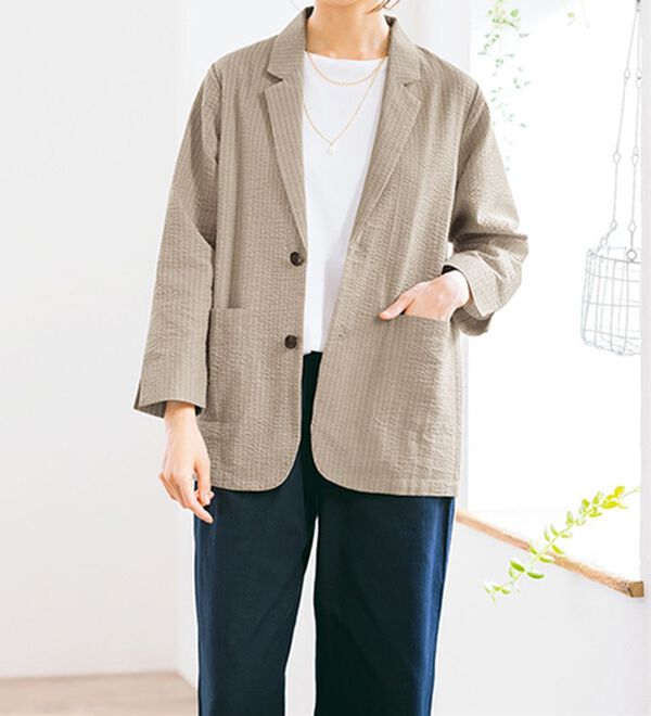 ルフラン（ルフラン）の「＜ｆｕ－ｕ＞綿１００％　裏さらっとズボン（フルレングスパンツ）」｜詳細画像