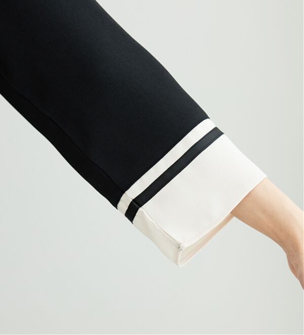 BELLUNA（ベルーナ）の「【Ｌａｇｒｉｌｕａ】ギャザー使い配色デザインブラウス（ブラウス）」｜詳細画像