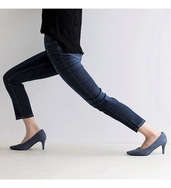 GeeRA（ジーラ）の「美脚シルエットテーパードデニムパンツ（テーパードパンツ）」｜詳細画像