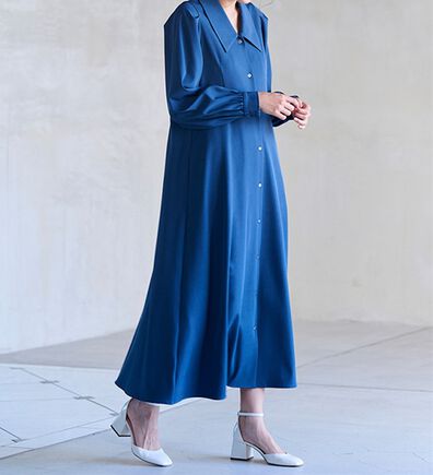 RANAN（ラナン）の「クラシカルカラーシャツワンピ（シャツワンピース）」