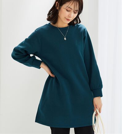 BELLUNA（ベルーナ）の「ふんわり素材軽ぽかチュニックワンピ―ス（チュニックワンピース）」