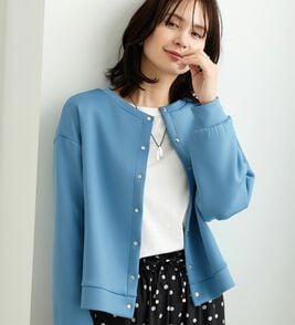 BELLUNA（ベルーナ）の「きれい見えスナップボタンカーディガン（ニットカーディガン）」