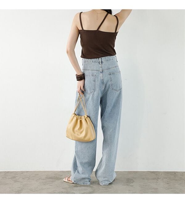 GeeRA（ジーラ）の「３ストラップランダムリブキャミソール（タンクトップ・キャミソール）」｜詳細画像