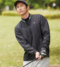 「＜アディゼロ＞はっ水軽量ファブリックミックスジャケット（メンズジャケット）」