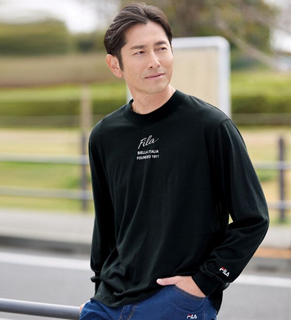 「＜フィラ＞ミラノリブカーデ＆Ｔシャツ（メンズＴシャツ）」｜詳細画像