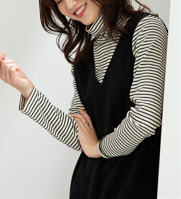 BELLUNA（ベルーナ）の「体型カバージャンパースカート（ジャンパースカート）」｜詳細画像