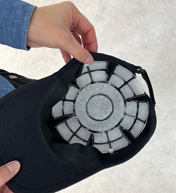 「熱暑に！ヒンヤリクーラー内蔵キャップ紳士（帽子）」｜詳細画像