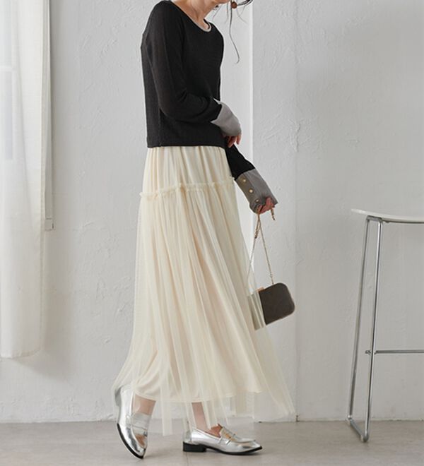 RANAN（ラナン）の「配色デザインプルオーバー（ニット・セーター）」｜詳細画像