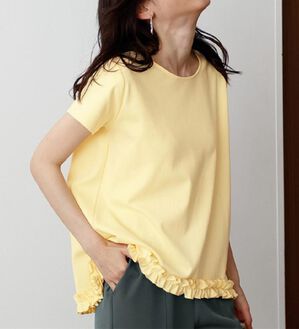 RANAN（ラナン）の「ひんやり！裾フリル使いプルオーバー（カットソー）」｜詳細画像