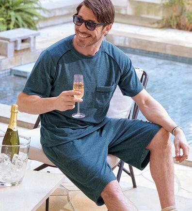 「ヒンヤリ快適！パイルリラックスウェア（メンズルームウェア）」