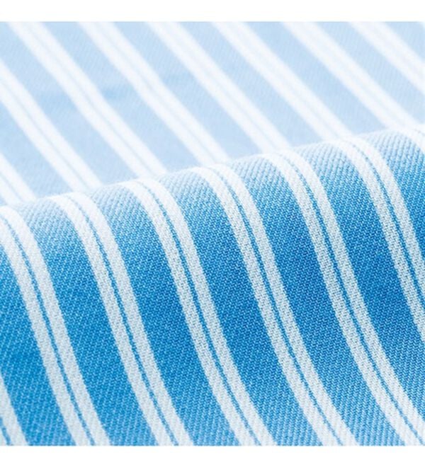 BELLUNA（ベルーナ）の「お手入れ簡単！ストライプ切替シャツチュニック（チュニック）」｜詳細画像