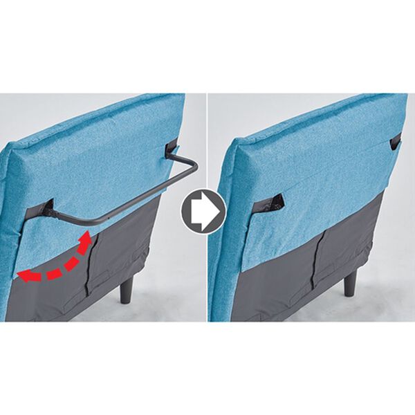 iellio（イエリオ）の「座って寝てくつろげる３ＷＡＹソファベッド２＜サイズが選べる・省スペース・リクライニング・クッション付＞（ソファ）」｜詳細画像