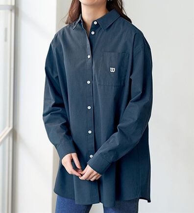 BELLUNA（ベルーナ）の「＜Ｗｉｌｓｏｎ＞コットンオックスビッグシャツ（シャツ）」