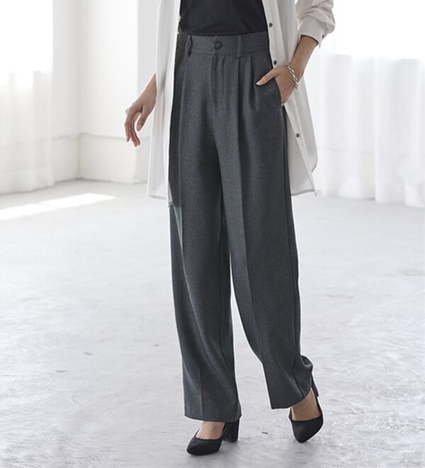 BELLUNA（ベルーナ）の「ビューティフルレングス脚長ワイドパンツ（フルレングスパンツ）」｜詳細画像