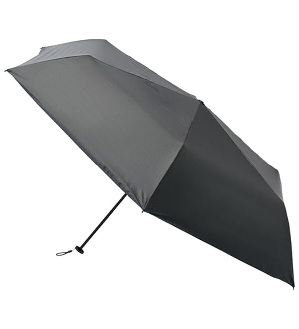 「晴雨兼用　軽量パラソル（レイングッズ）」｜ブラック