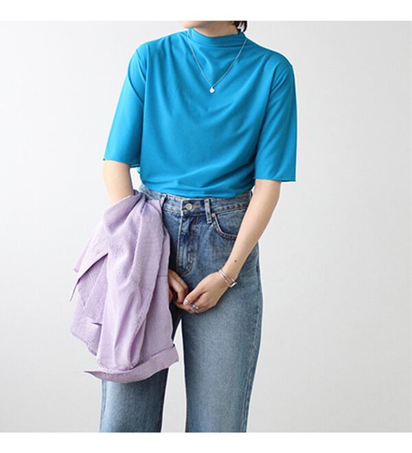 GeeRA（ジーラ）の「シアープチハイネックプルオーバー（カットソー）」｜詳細画像