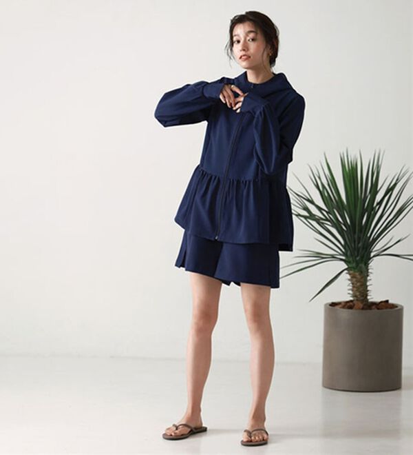 Pierrot（ピエロ）の「【速乾機能付】フレアショートパンツラッシュガード（その他パンツ）」｜詳細画像