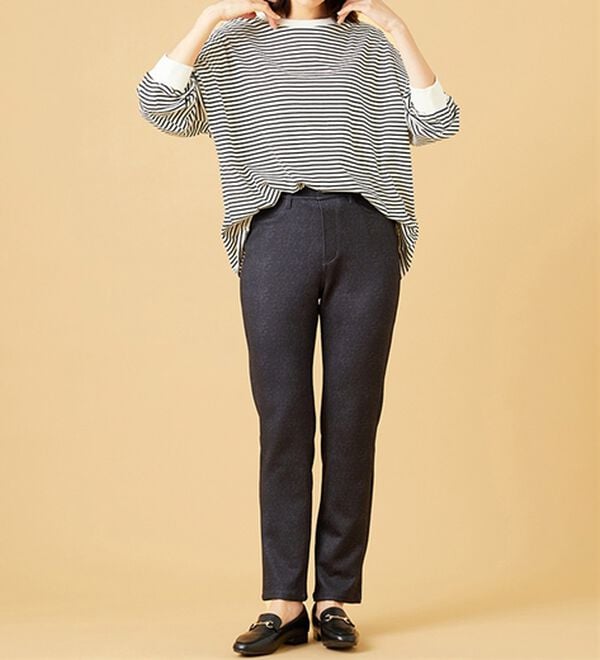 BELLUNA（ベルーナ）の「なめらかボンディング美脚ストレートパンツ（フルレングスパンツ）」｜詳細画像