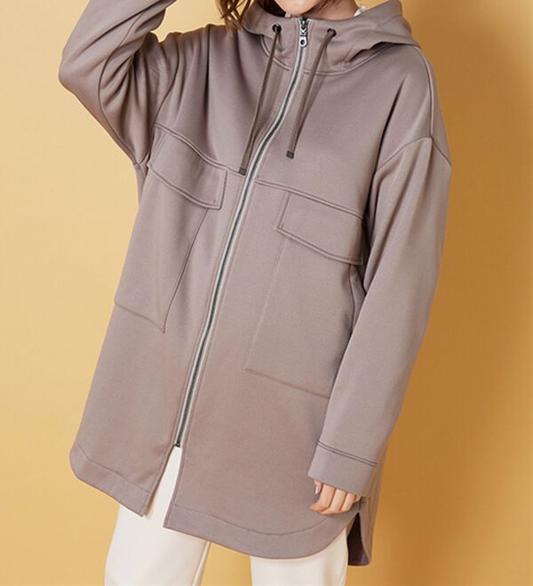 BELLUNA（ベルーナ）の「裏ファービッグポケット付フードジャケット（その他ジャケット）」｜詳細画像