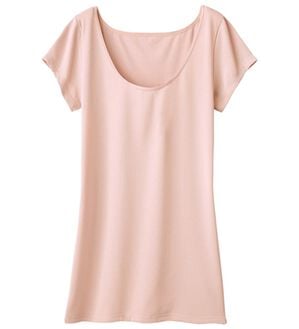 「ひんやりフレンチ袖インナー　ベルクール（肌着・インナーウェア）」｜ソフトピーチ