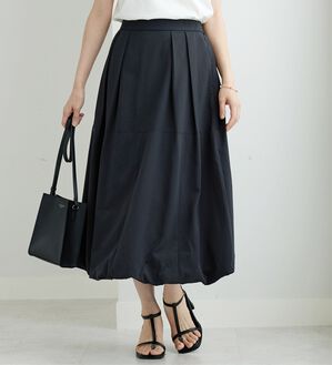 BELLUNA（ベルーナ）の「しぼ感素材バルーンスカート（ロングスカート）」｜詳細画像