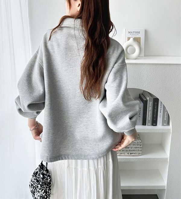 GeeRA（ジーラ）の「【U.S.POLO ASSN.】表ピーチポロ衿スウェット（カットソー）」｜詳細画像