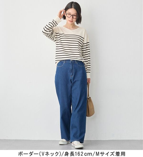 Viola e Viola（ヴィオラ エ ヴィオラ）の「＜選べる衿＞もちもち　ゆるシンプルニット（ニット・セーター）」｜詳細画像