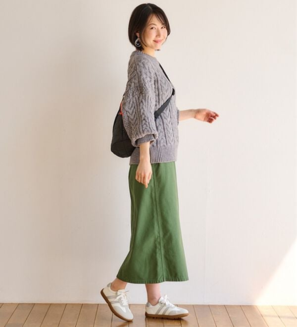 BELLUNA（ベルーナ）の「ゆったりオブリークお洒落スニーカー（スニーカー）」｜詳細画像