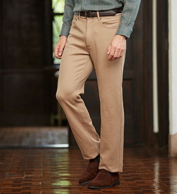 「【３本組】＜コムルヴァン・オム＞３６０&deg;のびのび楽暖パンツ（メンズフルレングスパンツ）」｜詳細画像