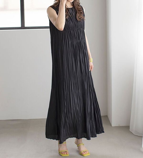 クラッシュプリーツワンピース - ベルーナ【公式】