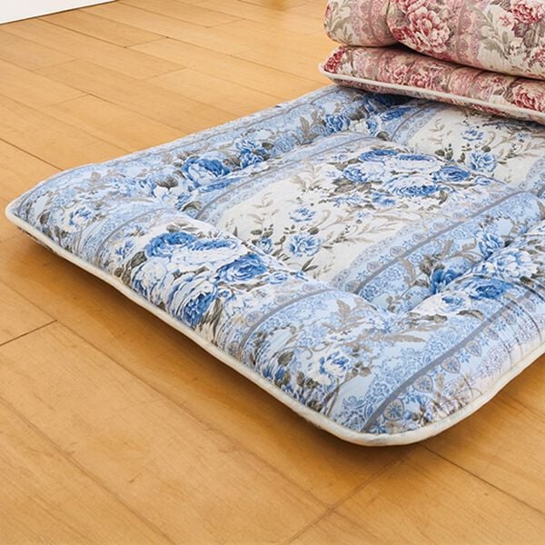 「日本製滅ダニ（Ｒ）シート入り三層敷布団（敷布団）」｜ブルー