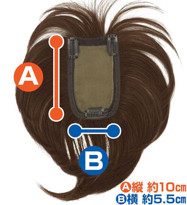 「人毛１００％白髪隠しウィッグセット（ウィッグ・ヘアピース・エクステ）」｜詳細画像