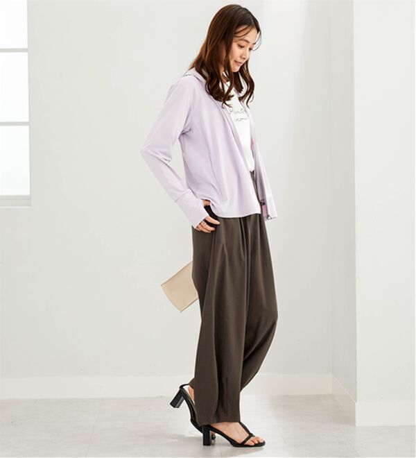 BELLUNA（ベルーナ）の「ヒンヤリ＆ＵＶ対策軽量パーカー（その他ジャケット）」｜詳細画像