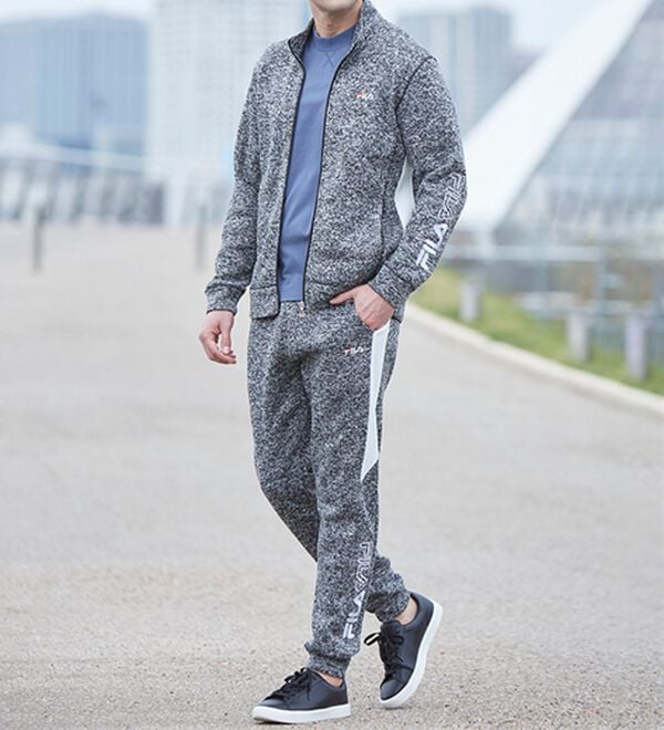 「＜フィラ＞ニットフリースアクティブスーツ（メンズルームウェア）」｜詳細画像