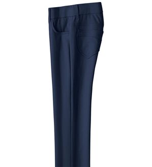 ルフラン（ルフラン）の「素敵な中わた美暖すっきりパンツ（フルレングスパンツ）」｜ネイビー