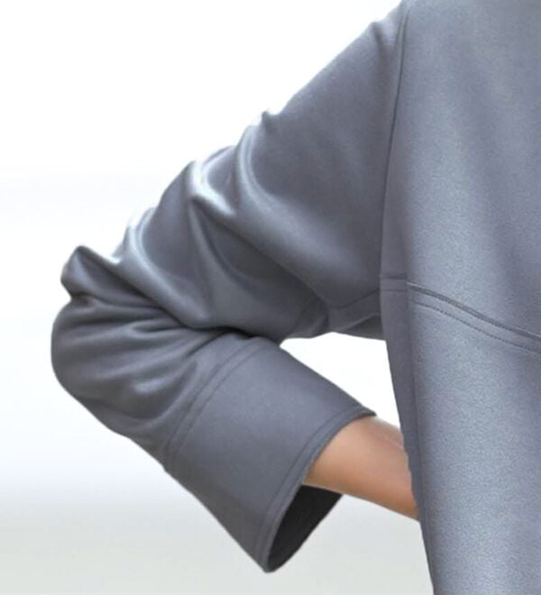 BELLUNA（ベルーナ）の「スエード調ノーカラーロング丈ジャケット（ノーカラージャケット）」｜詳細画像