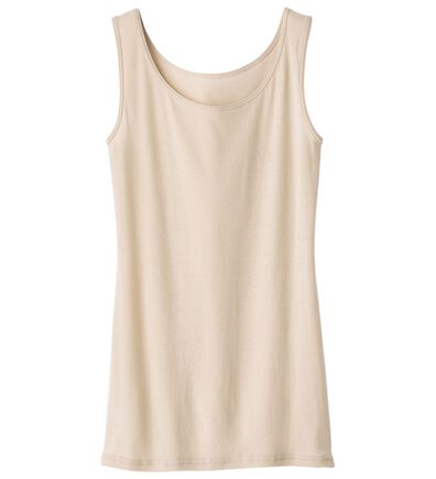 LAVIENNE（ラヴィエンヌ）の「【ムレ嫌いさん必見！】綿１００％涼しいタンクトップインナー＜さらりラボ＞（肌着・インナーウェア）」