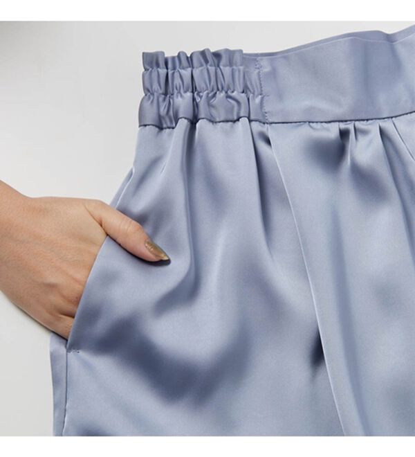 RANAN（ラナン）の「サテンワイドパンツ（ワイドパンツ・ガウチョ）」｜詳細画像