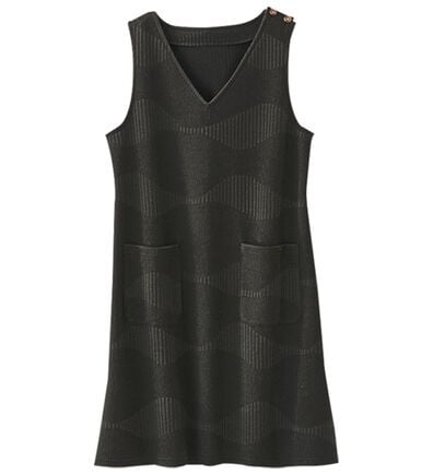 BELLUNA（ベルーナ）の「波柄ジャカードジャンパードレス（チュニックワンピース）」