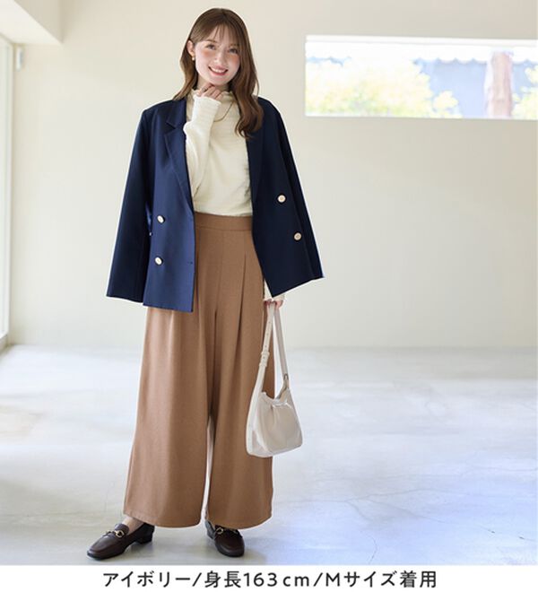 alotta（アロッタ）の「頼れる着回し力！立体ジャガード素材インナープルオーバー（カットソー）」｜詳細画像